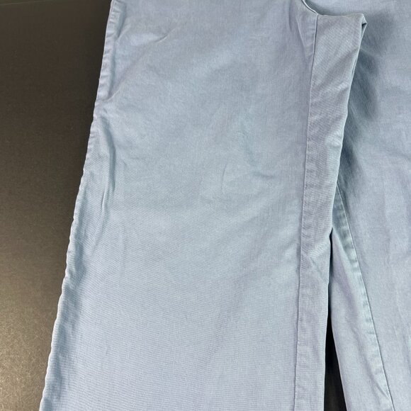 Marine Layer Pants Women's 33x27* Bridget High Rise Wide Leg Crop Blue Tag 14 - Picture 4 of 16